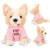 Depesche 12078 TOPModel Plüschhund Corgi Lotti Ca 18cm I Love You Kuscheltier
