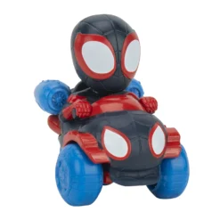 JAZWARES Spider-Man Spidey Amazing Friends Mystery Vehicle Sammelfahrzeug SNF0045 -Spielzeug Discounter 0191726408390 Spidey Friends Blind Vehicles Amazing Minis SNF0045 Miles Morales Spider Man 3 Qrt Right 01 scaled