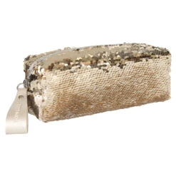 TOPModel Schlamper Federmäppchen Streichpaillletten Gold Depesche 10479