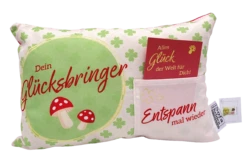 Hergo Geschenk-Kissen Mit Tasche 30x20cm - 1917 Dein Glücksbringer