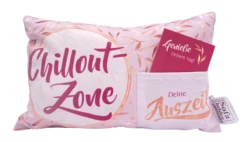 Hergo Geschenk-Kissen Mit Tasche 30x20cm - 1923 Chillout-Zone