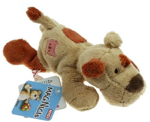 Nici 26876 MagNICI Hund Mischling Braun Ca 12cm Plüsch Magnettier