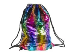 Bb Klostermann 32520 Turnbeutel Mit Streichpailletten Regenbogenfarben
