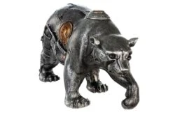 Gilde 37042 Steampunk Figur Bär 25cm Bear Dekoration