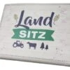 Gilde Bierkasten Sitzkissen "Landsitz" 44x34cm Sitzpolster Schwarz 42945