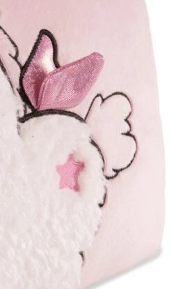 Nici 43261 Kissen Einhorn-Baby Theofina Glitzernd Rosa Ca 43x25cm Plüsch -Spielzeug Discounter 43261 05 HA me