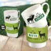 Gilde 44149 Stapeltasse 2teilig "Jagd" Jäger & Beute Porzellan Geschenkset