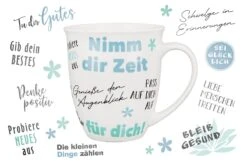 Gilde 44519 Jumbo-Tasse "Zeit Für Dich" Ca 400ml Porzellan -Spielzeug Discounter 44519 4 1