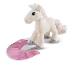 Nici 44899 Weißes Pferd White Peach Stehend Mit Satteldecke 35cm Plüsch -Spielzeug Discounter 44899 07 ZA 2048x1739