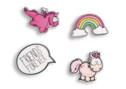 Nici 45702 SET Acryl Pins Einhorn Theodor & Friends Regenbogen Auf Header-Karte -Spielzeug Discounter 45702 05 ZA Frei 2048x1462