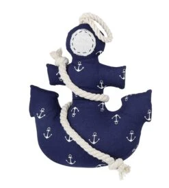 Gilde 45839 Türstopper Anker Aus Stoff Ca 28cm - Blau