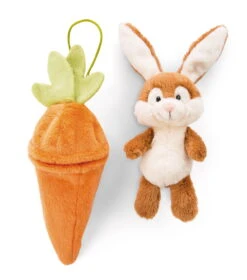 Nici 48089 Brauner Hase In Karotte 15cm Mit Loop Plüsch Spielset Kuscheltier -Spielzeug Discounter 47348 04 ZA Frei 1806x2048