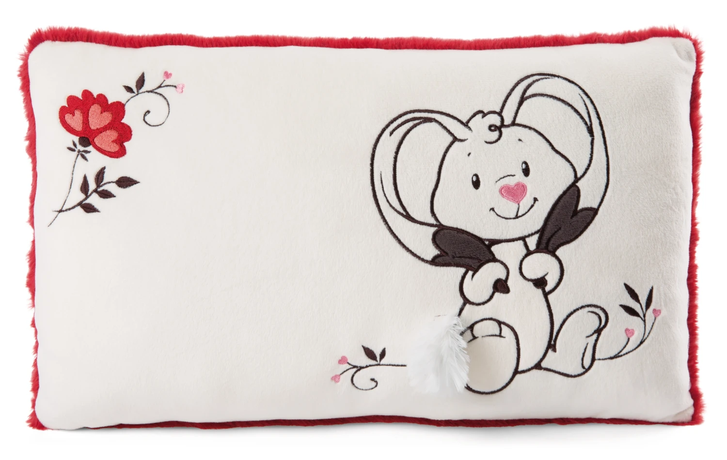 Nici 47482 Kissen Love Hase Forever In My Heart 43x25cm Romantisch Plüsch