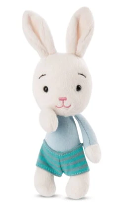 Nici 47511 Happy Bunnies Bunny Hase Creme Blaues Shirt 15cm Plüsch Kuscheltier -Spielzeug Discounter 47511 04 ZA Frei 1202x2048
