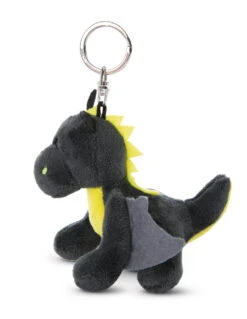 Nici 47992 Schlüsselanhänger Drache Dragor Schwarz-gelb 9cm Stehend Dragonia -Spielzeug Discounter 47992 03 ZA Frei 1588x2048