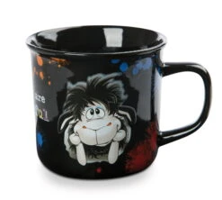 Nici 48255 Tasse Schwarzes Schaf Jerome 10cm Comic Wolf Ulvy & Friends 400ml -Spielzeug Discounter 48255 04 ZA Frei 2048x1838