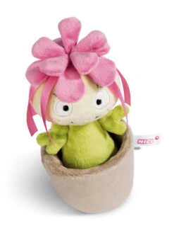 Nici 48942 Sedum Pflanze Amalia 18cm Plüschfigur Kuscheltier GREEN Funny Flowers -Spielzeug Discounter 48942 05 ZA weiss 1461x2048