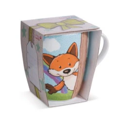 Nici 49165 Tasse Fuchs Fridalie & Regenbogen Porzellan 310ml Forest Friends