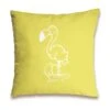 Nici 41943 Kissen Flamingo "RELAX" Baumwolle Bedruckt 37x37cm