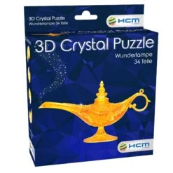 HCM Kinzel Crystal Puzzle 3D - Wunderlampe 34 Teile 59186 -Spielzeug Discounter 59186 V 1 kk