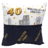 Hergo Sofahelden Kissen Mit Taschen 43x43cm - 40. Geburtstag 8775