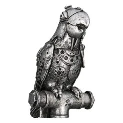 Gilde 89298 Steampunk Figur Papagei 30cm Parrot Dekoration -Spielzeug Discounter 89298 5 1