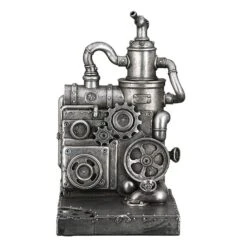 Gilde 89299 Steampunk Buchstütze Maschine 2er-Set Je 19cm Dekoration -Spielzeug Discounter 89299 5 1