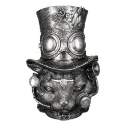 Gilde 89350 Steampunk Figur Tom-Cat Katze Mit Hut Ca. 22cm Dekoration -Spielzeug Discounter 89350 6 9