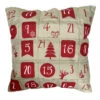 Hergo Sofahelden Adventskalender Kissen Mit Taschen 40x40cm - Nostalgie 8992