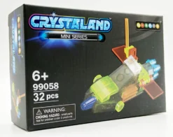Johntoy N-Brix Crystaland Mini Series Bausteine - 99058 Düsenfahrzeug (32 Teile)