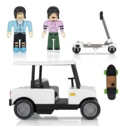 JAZWARES Roblox Mix & Match Brookhaven: Golf Cart Fahrzeug Mit Figur ROG0239 -Spielzeug Discounter Brookhaven Golf Cart ROG0240 Composite OP ROG0239 kk