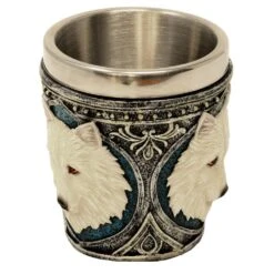 Schnapsgläser Shotbecher 4er Set Weisser Wolf MC23084 -Spielzeug Discounter MC 23084 NEUES BILD 6