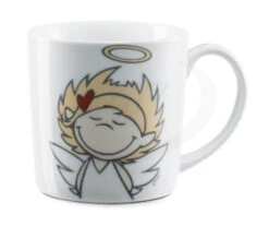 Nici 28311 Tasse Engel Engelchen Porzellan Ca 8cm Devil & Angel Kaffeetasse -Spielzeug Discounter N28311