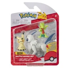 Jazwares PKW2679 Pokemon Battle Figuren 3er Set - Geckarbor+Mimigma+Absol