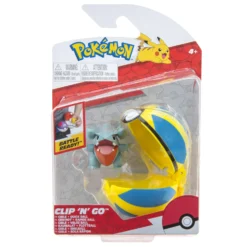 Jazwares PKW0160 Pokemon Figur + Flottball Clip'n'Go - Kaumalat