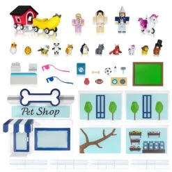 JAZWARES Roblox Mix & Match - Pet Shop Tierhandlung Mit 40 Teilen ROG0177 -Spielzeug Discounter ROG0177 ROG Adopt Me Pet Store Composite 01 OP 1 kk