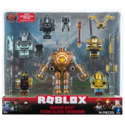 JAZWARES Roblox Mix & Match - Dungeon Quest: Fusion Goliath Throwdown ROB0496