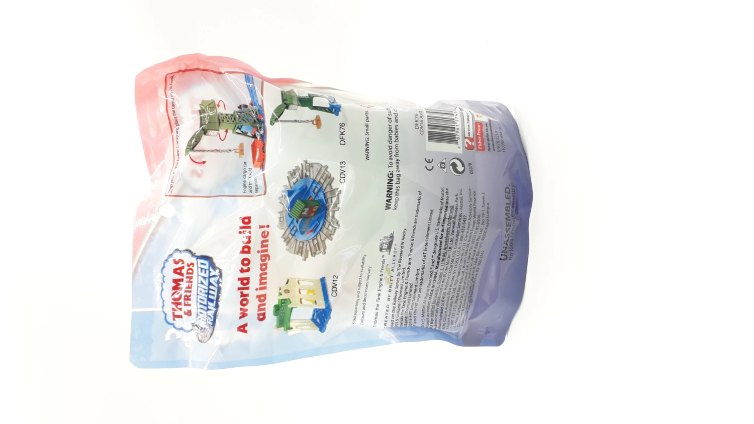 Fisher Price Thomas & Friends Motorized Railwail Eisenbahn Spielset - DFK76 Cranky Der Kran 2 Fisher Price Thomas & Friends Motorized Railwail Eisenbahn Spielset - DFK76 Cranky Der Kran – Bild 2