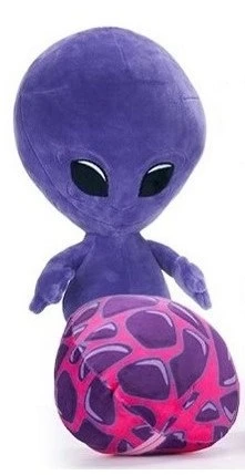 Area 51 Reversible Alien Egg - Umdrehbares Alien Ei Ca 25cm Alien Lila (49215)