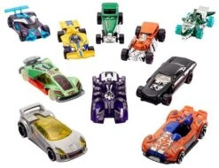 MATTEL Hot Wheels Blind Bag Big Pack 10 Fahrzeuge + 10 Sticker + 1 Karte Maßstab 1:64 -Spielzeug Discounter hot wheels fahzeuge in blindbag 1 64 10 er pack 3